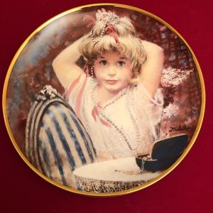 Limited edition collectors plate titled “just like mommy”